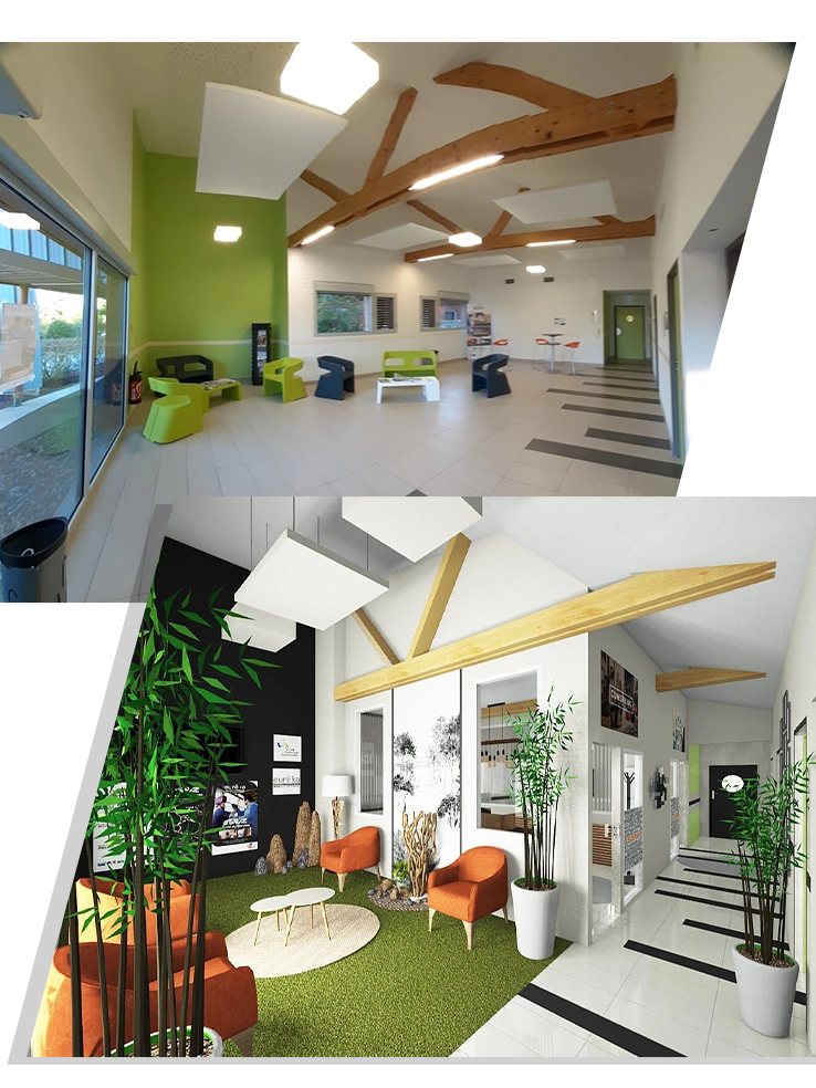 Projet collectivite eureka samazan inside by nadege lara - amenagement 3d