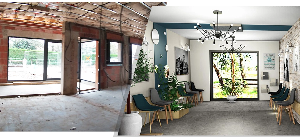 Projet amenagement interieur dentiste marmande inside by nadege lara - amenagement 3d